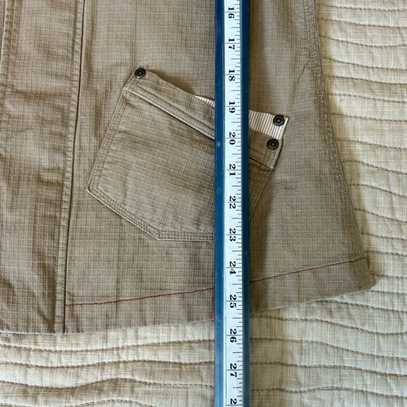 KAVU Beige Lightweight Cotton Jacket Women's S - Picture 9 of 10